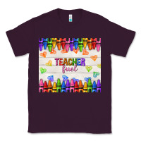 Plum teacher fuel Classic Tee - NancyCooperArtShop