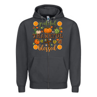 Smoke Grateful thankful blessed Zipper Hoodie - NancyCooperArtShop