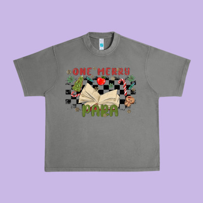 One Merry Para Urban Heavy Tee Designed By Maliassmallbusiness