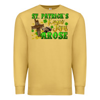 Antique Gold St. Patrick's know Jesus arose Premium Sweatshirt - CowGirlArtShop
