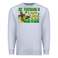 Heather Grey St. Patrick's know Jesus arose Premium Sweatshirt - CowGirlArtShop