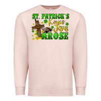 Pale Pink St. Patrick's know Jesus arose Premium Sweatshirt - CowGirlArtShop