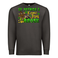 Smoke St. Patrick's know Jesus arose Premium Sweatshirt - CowGirlArtShop