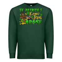 Sports Green St. Patrick's know Jesus arose Premium Sweatshirt - CowGirlArtShop