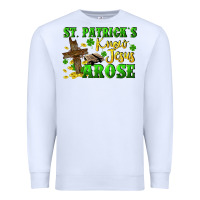 White St. Patrick's know Jesus arose Premium Sweatshirt - CowGirlArtShop