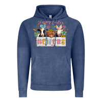 Vintage Denim happy easter heifers Vintage Hoodie - MaliasSmallBusiness