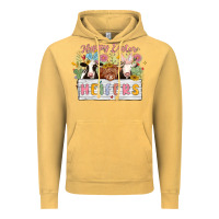 Vintage Mustard happy easter heifers Vintage Hoodie - MaliasSmallBusiness