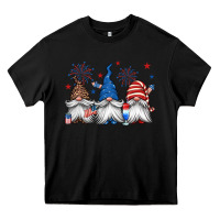 Black 4th of july gnomes Heavy Core Tee - Jasminsmagicworld