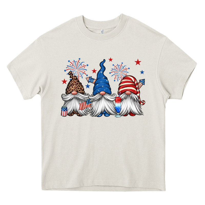 4th Of July Gnomes Heavy Core Tee by Jasminsmagicworld | Teevron
