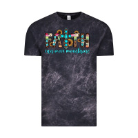 Cloud Black faith can move mountains Vintage Tee - JahusDesignShop