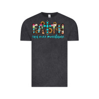 Vintage Black faith can move mountains Vintage Tee - JahusDesignShop