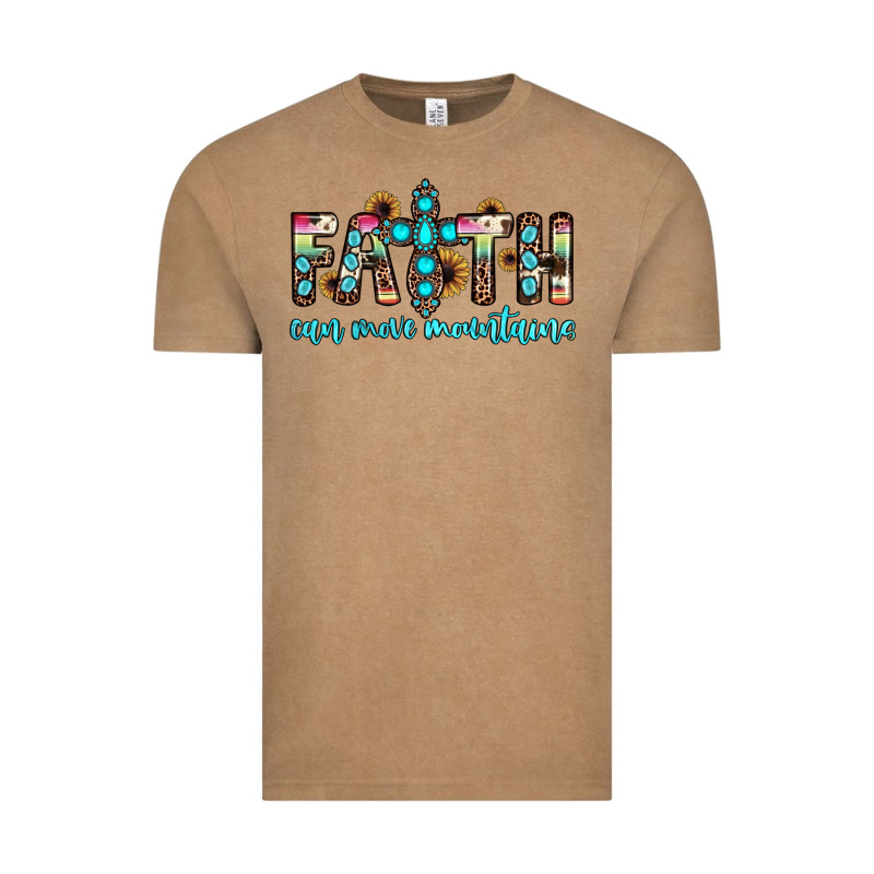 Faith Can Move Mountains Vintage Tee by JahusDesignShop | Teevron