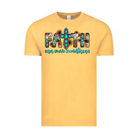 Vintage Mustard faith can move mountains Vintage Tee - JahusDesignShop