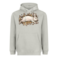 Moon Dust Bunny Rabbit leopard Easter Day Heavyweight Hoodie - HowdyJamesFarm