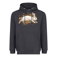 Bunny Rabbit Leopard Easter Day Heavyweight Hoodie | Teevron
