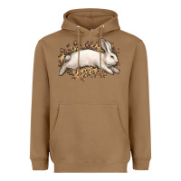 Toasted Coconut Bunny Rabbit leopard Easter Day Heavyweight Hoodie - HowdyJamesFarm