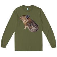 Army Green pika Long Sleeve Tee - LillyAllenDesigns