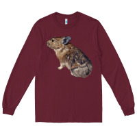 Burgundy pika Long Sleeve Tee - LillyAllenDesigns