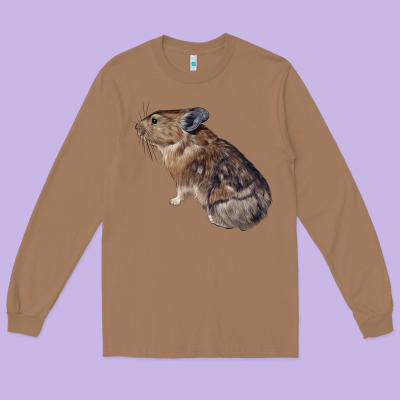 Pika Long Sleeve Tee Designed By Lillyallendesigns
