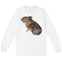 White pika Long Sleeve Tee - LillyAllenDesigns