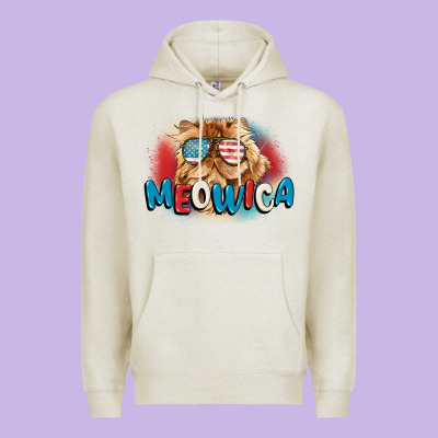 Meowica 4th Of July Premium Hoodie Designed By Cowgirlartshop