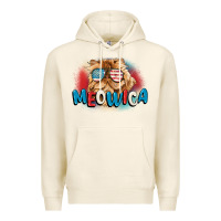 Tofu meowica 4th of july Premium Hoodie - CowGirlArtShop