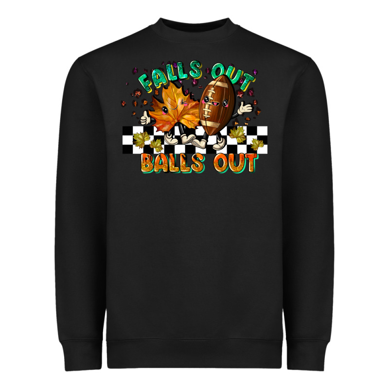 Falls Out Balls Out Heavyweight Sweatshirt by LillyAllenDesigns | Teevron