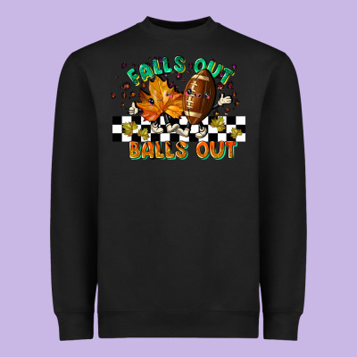 Falls Out Balls Out Heavyweight Sweatshirt Designed By Lillyallendesigns
