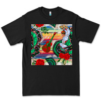 Black flamenco dancer seamless pattern Premium Tee - BundleAndBundleShop