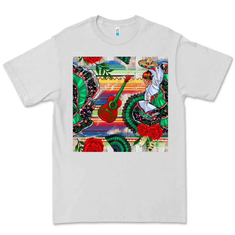 Flamenco Dancer Seamless Pattern Premium Tee by BundleAndBundleShop | Teevron