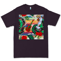 Plum flamenco dancer seamless pattern Premium Tee - BundleAndBundleShop
