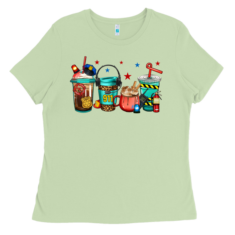 911 Police Firefighter Dispatcher Ladies Tee by Jasminsmagicworld | Teevron
