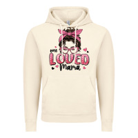 Vintage Artic one loved mama messy bun Vintage Hoodie - MaliasSmallBusiness