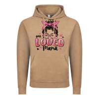 Vintage Coffee one loved mama messy bun Vintage Hoodie - MaliasSmallBusiness