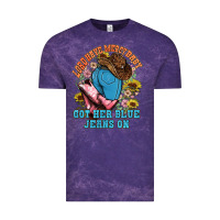 Cloud Purple lord have mercy baby got her blue jeans on Vintage Tee - NancyCooperArtShop
