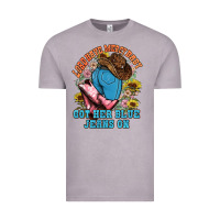 Vintage Zinc lord have mercy baby got her blue jeans on Vintage Tee - NancyCooperArtShop