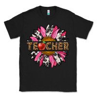 Black western teacher sunflower Classic Tee - NancyCooperArtShop