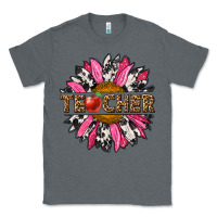 Charcoal Heather western teacher sunflower Classic Tee - NancyCooperArtShop