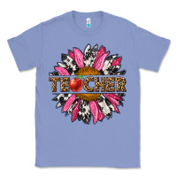Colony Blue western teacher sunflower Classic Tee - NancyCooperArtShop
