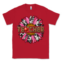 Red western teacher sunflower Classic Tee - NancyCooperArtShop