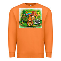 Carrot St. Patrick's Day gnomies with truck tumbler Premium Sweatshirt - HowdyJamesFarm
