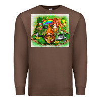 Chestnut St. Patrick's Day gnomies with truck tumbler Premium Sweatshirt - HowdyJamesFarm