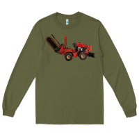 Army Green red ditch witch Long Sleeve Tee - LillyAllenDesigns
