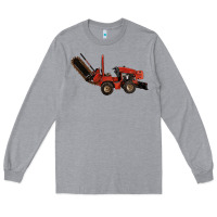 Heather Grey red ditch witch Long Sleeve Tee - LillyAllenDesigns
