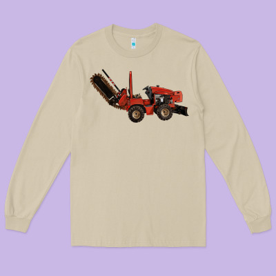 Red Ditch Witch Long Sleeve Tee Designed By Lillyallendesigns