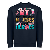 Navy rt because nurses need heroes Heavyweight Sweatshirt - LillyAllenDesigns