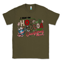 Army Green I Run Hot Cocoa And Christmas Cheer Classic Tee - CowhideDigitalArt