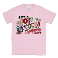 Bubblegum Pink I Run Hot Cocoa And Christmas Cheer Classic Tee - CowhideDigitalArt