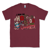 Burgundy I Run Hot Cocoa And Christmas Cheer Classic Tee - CowhideDigitalArt