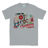 Heather Grey I Run Hot Cocoa And Christmas Cheer Classic Tee - CowhideDigitalArt
